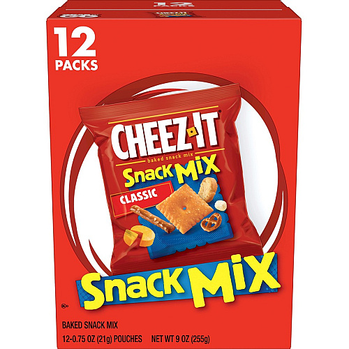 Cheez-It Classic Snack Mix Cheese - 9 oz - 12 / Box (11720)