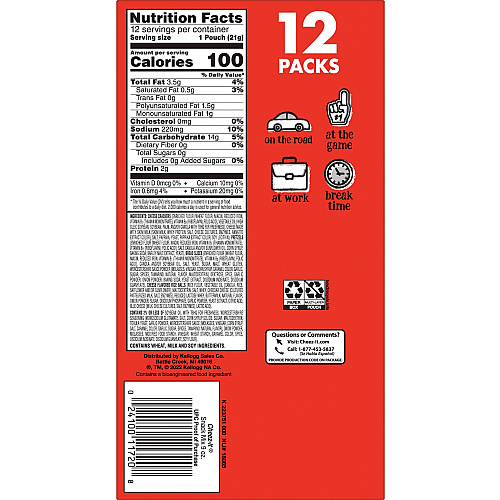 Cheez-It Classic Snack Mix Cheese - 9 oz - 12 / Box (11720)