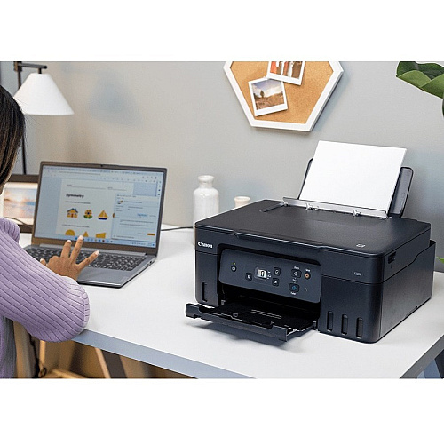 Canon PIXMA G2270 Inkjet Multifunction Printer - Color - Black Copier/Printer/Scanner - 4800 x 1200 dpi Print - Up to 3000 Pages Monthly - Color Flatbed Scanner - 600 x 1200 dpi Optical Scan - USB - 1 Each - For Photo Print (5804C002)