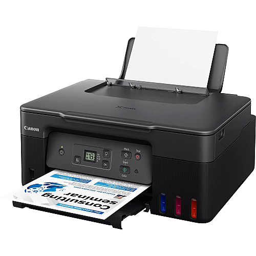 Canon PIXMA G2270 Inkjet Multifunction Printer - Color - Black Copier/Printer/Scanner - 4800 x 1200 dpi Print - Up to 3000 Pages Monthly - Color Flatbed Scanner - 600 x 1200 dpi Optical Scan - USB - 1 Each - For Photo Print (5804C002)
