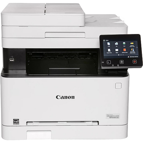 Canon imageCLASS MF656Cdw Wireless Laser Multifunction Printer - Color - White Copier/Fax/Printer/Scanner - 22 ppm Mono/22 ppm Color Print - 1200 x 1200 dpi Print - Automatic Duplex Print - Color Flatbed Scanner - 600 x 600 dpi Optical Scan - G (5158C002)
