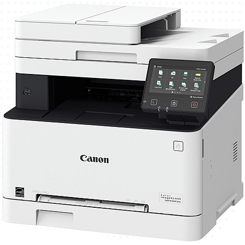 Canon imageCLASS MF656Cdw Wireless Laser Multifunction Printer - Color - White Copier/Fax/Printer/Scanner - 22 ppm Mono/22 ppm Color Print - 1200 x 1200 dpi Print - Automatic Duplex Print - Color Flatbed Scanner - 600 x 600 dpi Optical Scan - G (5158C002)