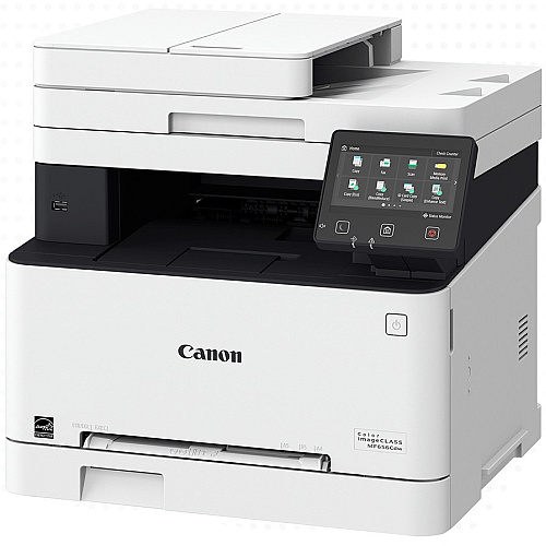 Canon imageCLASS MF656Cdw Wireless Laser Multifunction Printer - Color - White Copier/Fax/Printer/Scanner - 22 ppm Mono/22 ppm Color Print - 1200 x 1200 dpi Print - Automatic Duplex Print - Color Flatbed Scanner - 600 x 600 dpi Optical Scan - G (5158C002)