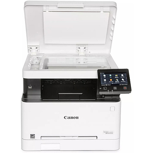 Canon imageCLASS MF653Cdw Wireless Laser Multifunction Printer - Color - White Copier/Printer/Scanner - 22 ppm Mono/22 ppm Color Print - 1200 x 1200 dpi Print - Automatic Duplex Print - Color Flatbed Scanner - 600 x 600 dpi Optical Scan - Gigab (5158C007)