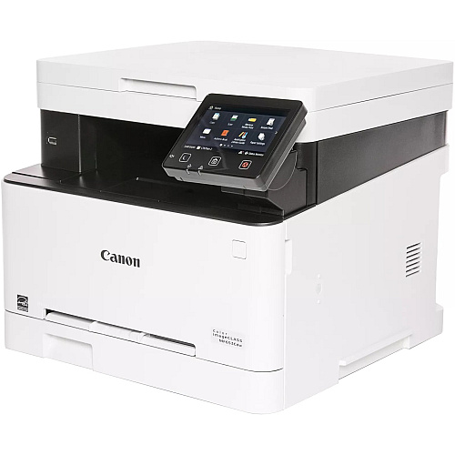 Canon imageCLASS MF653Cdw Wireless Laser Multifunction Printer - Color - White Copier/Printer/Scanner - 22 ppm Mono/22 ppm Color Print - 1200 x 1200 dpi Print - Automatic Duplex Print - Color Flatbed Scanner - 600 x 600 dpi Optical Scan - Gigab (5158C007)
