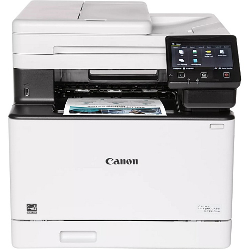 Canon imageCLASS MF751Cdw Wireless Laser Multifunction Printer - Color - White (5455C015)