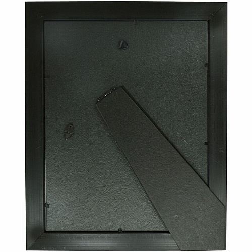 nudell Document Frame 8.50" x 11" Frame Size - Vertical, Horizontal - Unbreakable, Hanger - Plastic, Wood - Wood Grain, Black - 1 Each (17081)