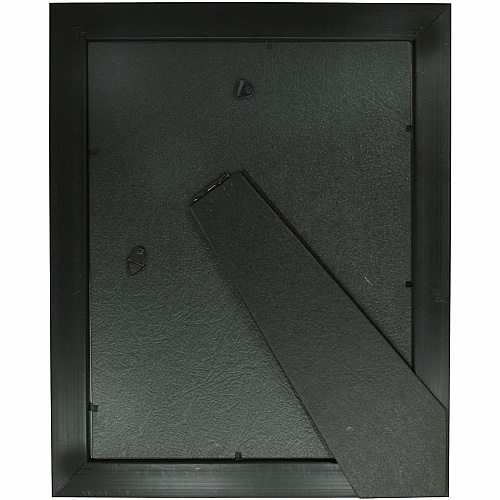 nudell Document Frame 8.50" x 11" Frame Size - Vertical, Horizontal - Unbreakable, Hanger - Plastic, Wood - Wood Grain, Black - 1 Each (17081)