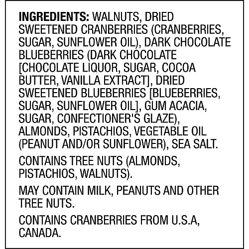 Orchard Valley Harvest OMG Omega-3 Mix Gluten-free, No Artificial Color, No Artificial Flavor, Preservative-free, Resealable Bag - Crunch, Walnut, Dried Cranberries, Pistachio, Almond - 1 Serving Bag - 2 oz - 14 / Carton (V14046)