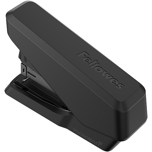 Fellowes EasyPress Half Strip Stapler Staples Upto 40 Sheet - Holds Upto 105 Staple - Half Strip - Staple Size: 0.25" - Black - 1 Each (5014401)