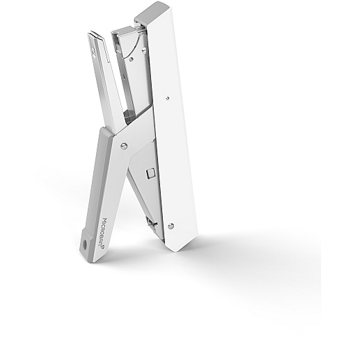 Fellowes LX890 Handheld Plier Stapler Staples Upto 40 Sheet - Staple Size: 0.25" , 0.31" - White - Metal - 1 Each (5014701)