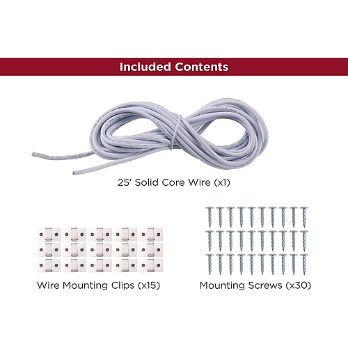 Black & Decker Under Cabinet Lighting Jumper Wire Spool White - 1 Each (LEDUC25JUMP)