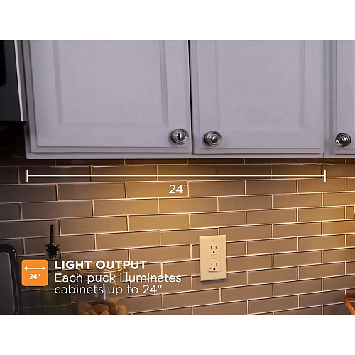 Black & Decker LED Puck Light Kit White - 1 Each (LEDUCPUCK5WK)