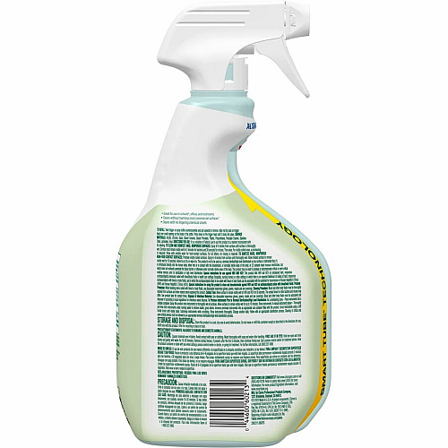 CloroxPro&trade; EcoClean Disinfecting Cleaner Spray Ready-To-Use - 32 fl oz (1 quart) - Fresh Scent - Refillable, Disinfectant, Bleach-free, Alcohol-free, Phosphate-free, Odor Resistant - Green, White - 1 Each (60213)