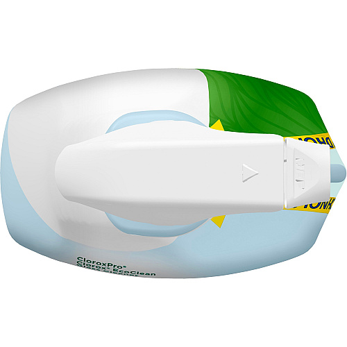CloroxPro&trade; EcoClean Glass Cleaner Spray 32 fl oz (1 quart) - Streak-free, Bio-based, Ammonia-free, Paraben-free, Dye-free, Phthalate-free, Chemical-free, Fume-free, Residue-free - Green, Blue - 1 Each (60277)