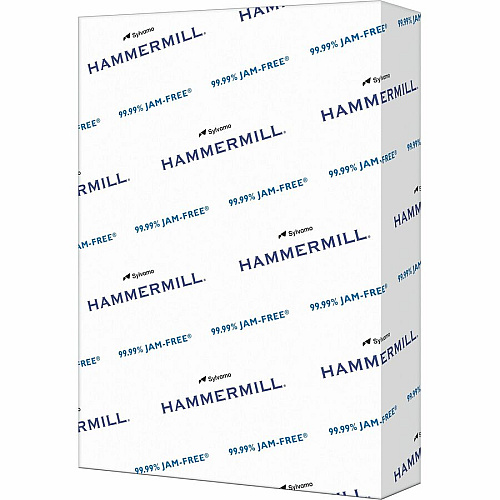 Hammermill Copy Plus Paper - White A4 - 8 17/64" x 11 11/16" - 20 lb Basis Weight - Jam-free, Acid-free - White - 500 Sheets per Ream - 10 / Carton (105500CT)