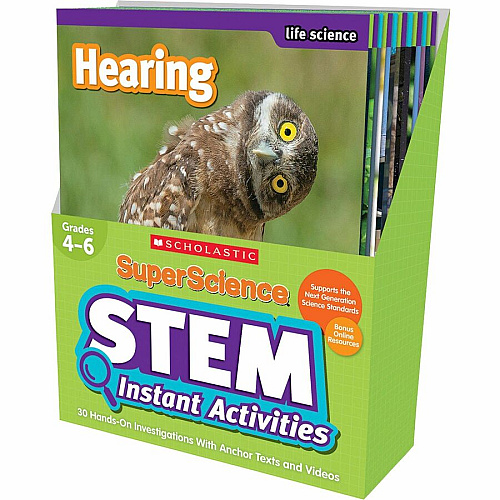 Scholastic SuperScience STEM Instant Activities Printed Book Grade 4-6 (1338099019)