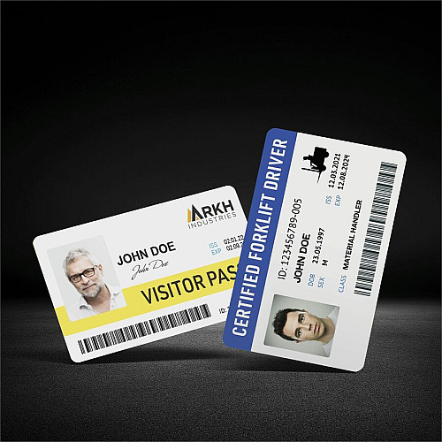 Avery ID Card Rectangular Shape - Double Sided - Durable, Hand Writable, Printable, Water Proof, Chemical Resistant, Abrasion Resistant, Tear Resistant, UV Resistant - Industrial, Conference, Business, Card - PET - White - 80 / Pack (61610)