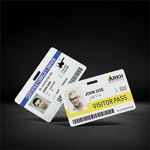 Avery Name Badge Print/Message - "Landscape - 2.1" Width x 3.4" Height - Rectangular Shape - Double Sided - Durable, Hand Writable, Printable, Water Resistant, Chemical Resistant, Abrasion Resistant, Tear Resistant, UV Resistant, Water Proof, Inse (61611)