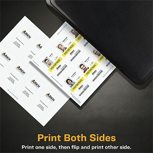 Avery Name Badge Print/Message - "Vertical, Portrait - 2.1" Width x 3.4" Height - Rectangular Shape - Double Sided - Durable, Hand Writable, Printable, Water Resistant, Chemical Resistant, Abrasion Resistant, Tear Resistant, UV Resistant, Water Pr (61612)