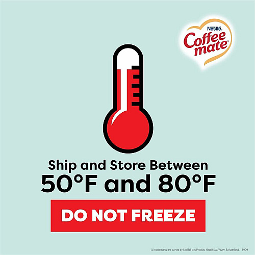 Coffee-mate Coffee mate Oat Milk Vanilla Liquid Creamer Singles Vanilla Flavor - 50/Box - 4 / Carton (19891CT)