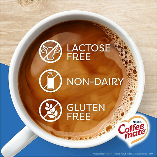 Coffee-mate Coffee mate Almond Milk Vanilla Liquid Creamer Singles Natural Vanilla Almond Milk Flavor - 0.38 fl oz (11 mL) - 50/Box - 4 / Carton (42258CT)