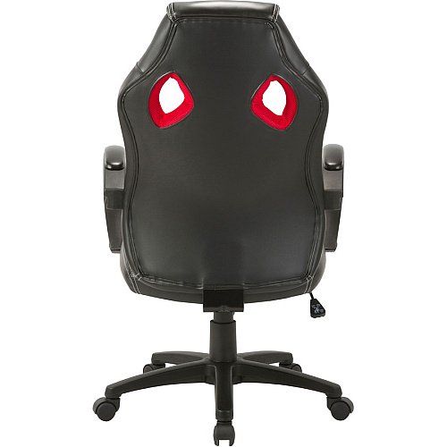 LYS High-back Gaming Chair For Gaming - Polyurethane, Mesh, Nylon - Red, Black (CH700PARD)