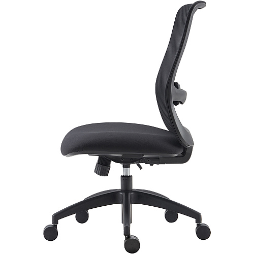 LYS SOHO Collection Staff Chair Fabric Seat Material - Black - 1 Each (CH200MNBK)