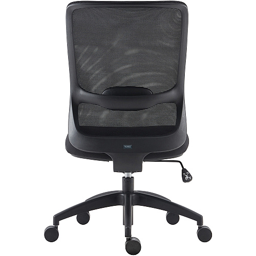 LYS SOHO Collection Staff Chair Fabric Seat Material - Black - 1 Each (CH200MNBK)