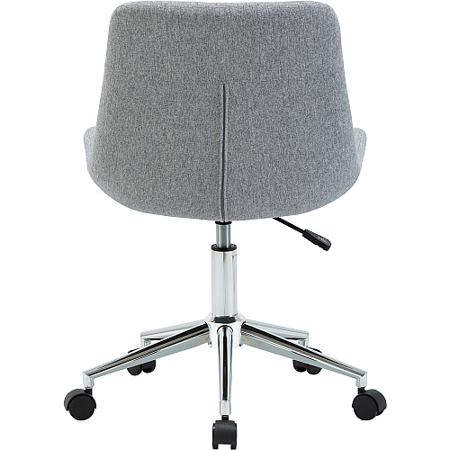 LYS Low Back Office Chair Gray Plywood, Fabric Seat - Gray Plywood, Fabric Back - Low Back - 1 Each (CH304FNGY)