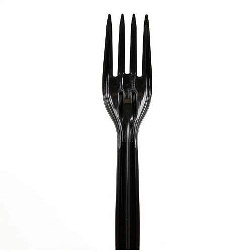 Mind Reader Cutlery Dispenser Utensil Refill Fork - Kitchen, Breakroom - Black - 100 / Pack (PFORK100)