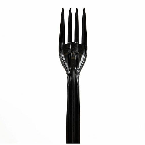 Mind Reader Cutlery Dispenser Utensil Refill Fork - Kitchen, Breakroom - Black - 100 / Pack (PFORK100)