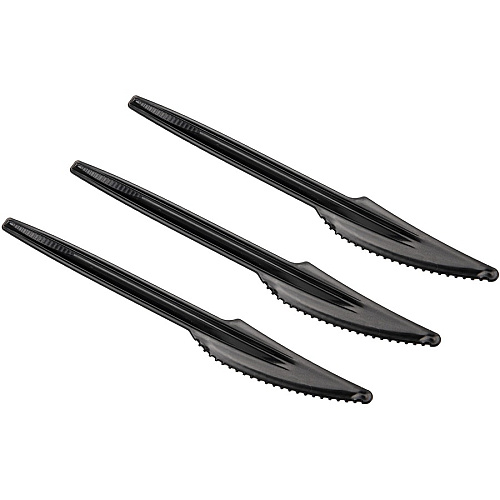 Mind Reader Cutlery Dispenser Utensil Refill Knife - Kitchen, Breakroom - Black - 100 / Pack (PKNIFE100)