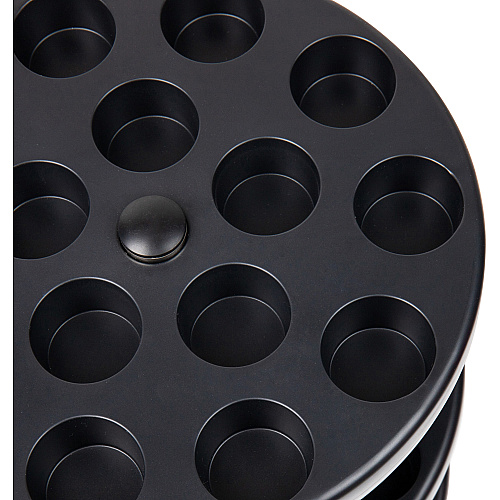 Mind Reader Anchor 3-Tier Single Serve Pod Carousel 45 x Coffee Pod - 3 Tier(s) - 11.75" Height x 9.50" Width x 9.50" Depth - Counter - Heavy Duty, Rubber Grip, Durable - Black - Plastic - 1 Each (PODSUS45)