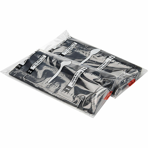 Mind Reader Cutlery Dispenser Utensil Refill Spoon - Kitchen, Breakroom - Black - 100 / Pack (PSPOON100)