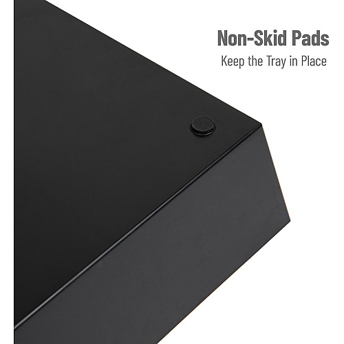 Mind Reader 5-Compartment Snack Organizer 5 Compartment(s) - Lightweight - Black - 1 Each (SNACKORGT)