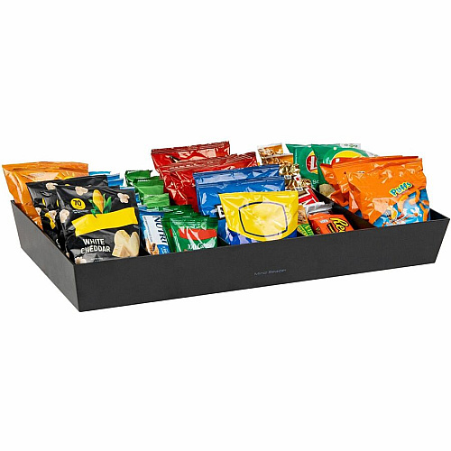 Mind Reader 5-Compartment Snack Organizer 5 Compartment(s) - Lightweight - Black - 1 Each (SNACKORGT)