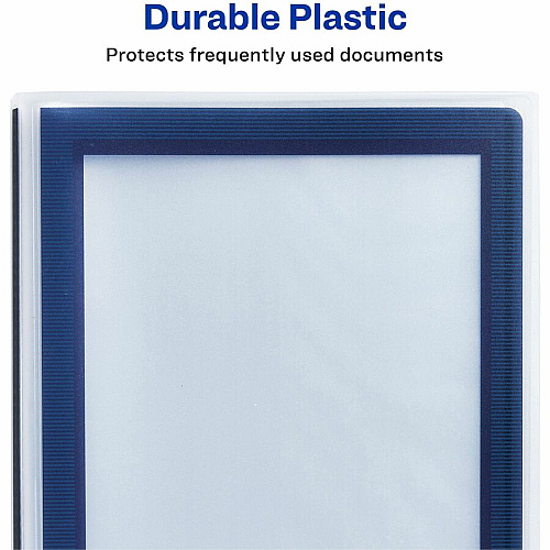 Avery&reg; Flexi-View 3 Ring Binder, 1 Inch Round Rings, 1 Red Binder 1" Binder Capacity - Letter - 8 1/2" x 11" Sheet Size - 175 Sheet Capacity - Fastener(s): Round Ring - Pocket(s): 1, Inside Back - Polypropylene, Poly - Red - Durable, Spine, Fl (17606)