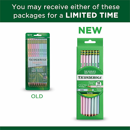 Dixon Wood Pencils Graphite Lead - Assorted Wood Barrel - 10 / Box (X13710)