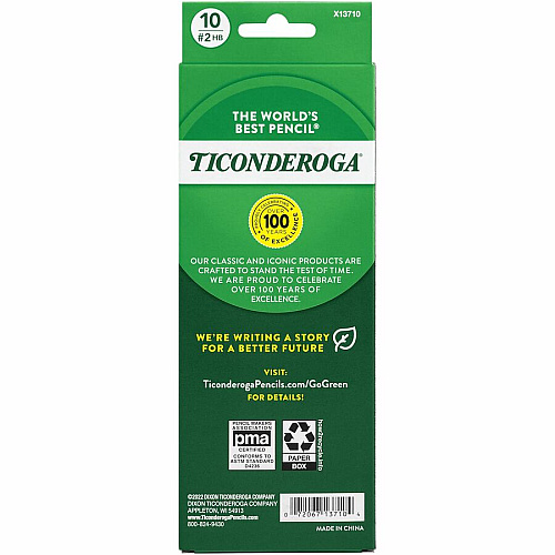 Dixon Wood Pencils Graphite Lead - Assorted Wood Barrel - 10 / Box (X13710)