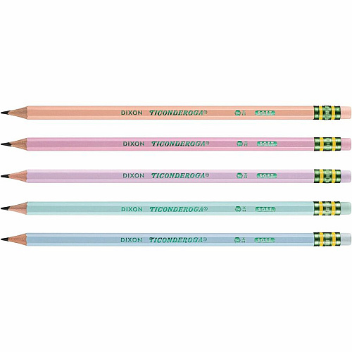 Dixon Wood Pencils Graphite Lead - Assorted Wood Barrel - 150 / Box (X13750)