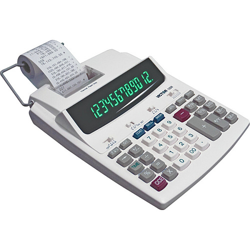 Victor 12-Digit Thermal Printing Calculator Thermal - 12 Digits - LED - White - 1 Each (1226)