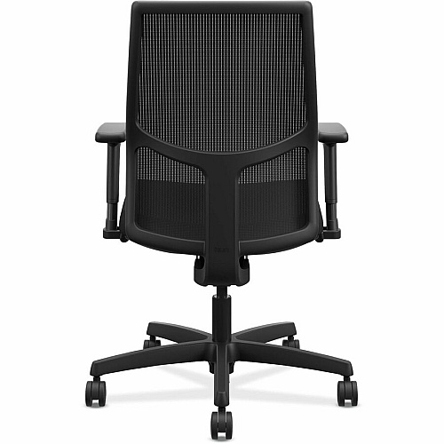 HON Ignition Seating Mid-back Task Chair Black Seat Color - Fabric Seat Material - Mesh Back Material - Black Frame Color - 5-star Base - 1 Each (ITLMKD1MC10B)