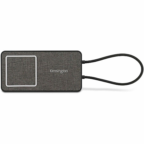 Kensington USB-C Dual 4K Portable Mobile Dock for Smartphone, Tablet, Notebook, Monitor - USB Type C - 2 Displays Supported - 4K - 3840 x 2160 - USB Type-C - Network (RJ-45) - HDMI - Black - Wired - Ethernet - 85W - Portable (32800)