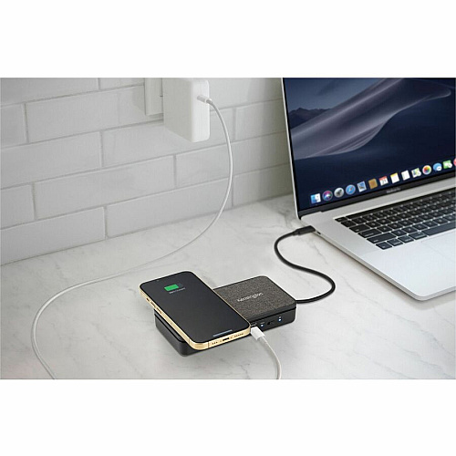 Kensington USB-C Dual 4K Portable Mobile Dock for Smartphone, Tablet, Notebook, Monitor - USB Type C - 2 Displays Supported - 4K - 3840 x 2160 - USB Type-C - Network (RJ-45) - HDMI - Black - Wired - Ethernet - 85W - Portable (32800)