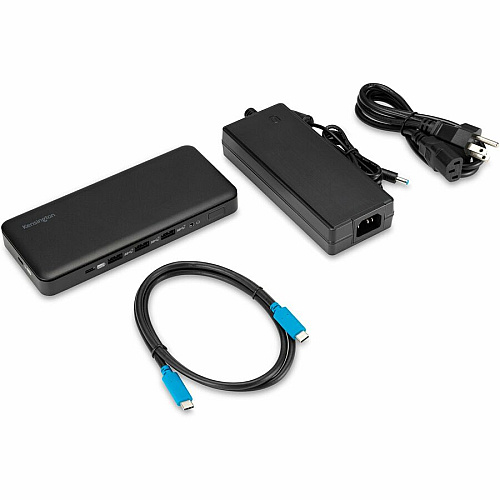 Kensington USB-C Triple Video Docking Station for Notebook, Monitor - USB Type C - 3 Displays Supported - 4K, Full HD - 3840 x 2160, 1920 x 1080 - USB Type-C - Black - Wired - Windows 10 - 85W (33480)