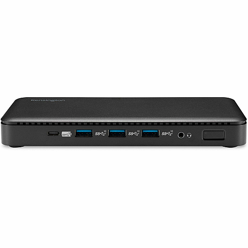 Kensington USB-C Triple Video Docking Station for Notebook, Monitor - USB Type C - 3 Displays Supported - 4K, Full HD - 3840 x 2160, 1920 x 1080 - USB Type-C - Black - Wired - Windows 10 - 85W (33480)