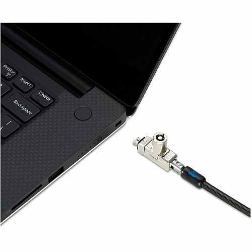 Kensington Slim N17 2.0 Keyed Laptop Lock 6 ft Cable - Keyed Lock - Black - Carbon Steel - For Notebook (60500)