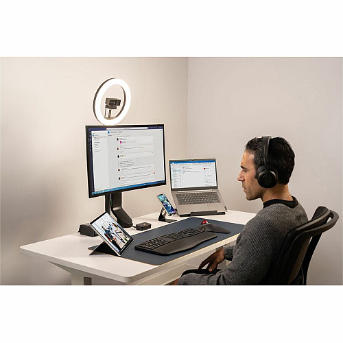 Kensington Webcam - Black - 1 Pack(s) 1920 x 1080 Video - Fixed Focus - Microphone (80250)