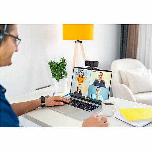 Kensington Webcam - Black - 1 Pack(s) 1920 x 1080 Video - Fixed Focus - Microphone (80250)